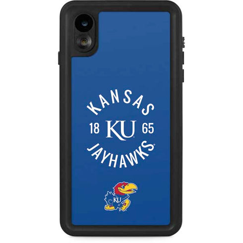 University of Kansas Jayhawks KY 1865 iPhone XR Waterproof Case