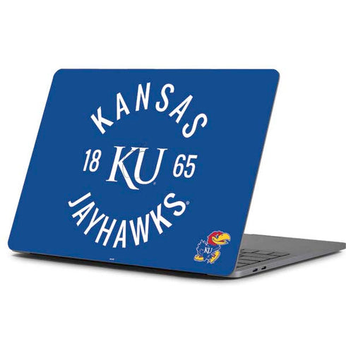 University of Kansas Jayhawks KY 1865 Apple MacBook Pro 13-inch Skin