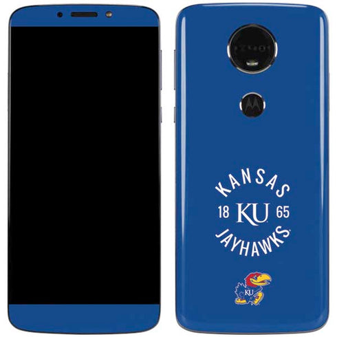 University of Kansas Jayhawks KY 1865 Moto E5 Plus Skin
