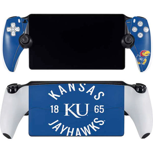 University of Kansas Jayhawks KY 1865 PlayStation Portal Remote Player Skin