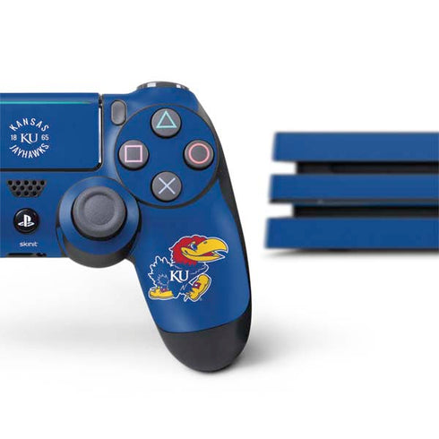 University of Kansas Jayhawks KY 1865 PS4 Pro Bundle Skin