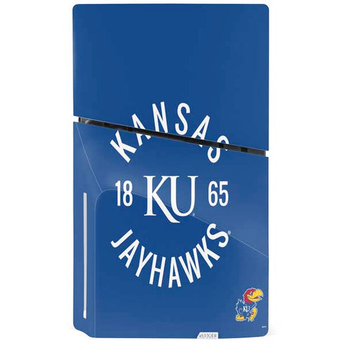 University of Kansas Jayhawks KY 1865 PS5 Slim Disk Bundle Skin