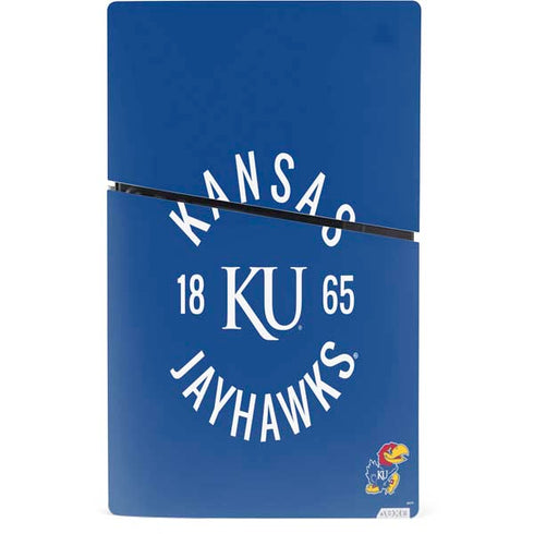 University of Kansas Jayhawks KY 1865 PS5 Slim Digital Edition Bundle Skin