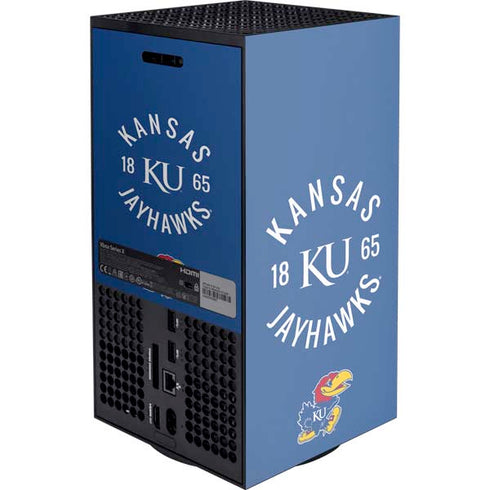 University of Kansas Jayhawks KY 1865 Xbox Series X Console Skin
