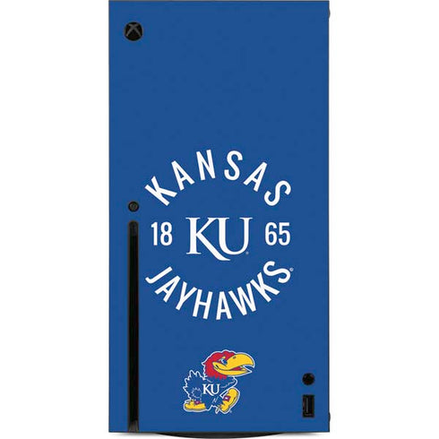 University of Kansas Jayhawks KY 1865 Xbox Series X Console Skin