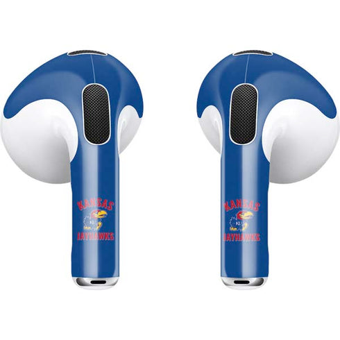University of Kansas Jayhawks Mascot Apple AirPods (3rd Gen 2021) Skin