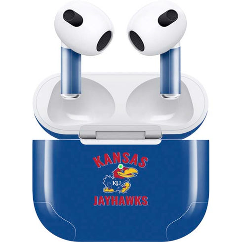 University of Kansas Jayhawks Mascot Apple AirPods (3rd Gen 2021) Skin