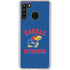 University of Kansas Jayhawks Mascot Galaxy A21 Clear Case