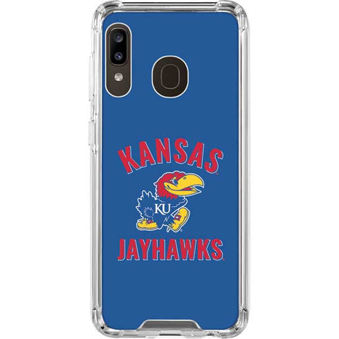 University of Kansas Jayhawks Mascot Galaxy A30 Clear Case
