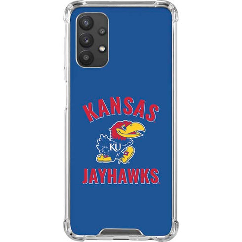 University of Kansas Jayhawks Mascot Galaxy A32 5G Clear Case