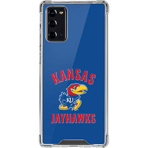 University of Kansas Jayhawks Mascot Galaxy Note20 5G Clear Case