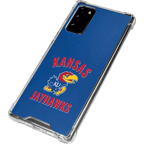 University of Kansas Jayhawks Mascot Galaxy Note20 5G Clear Case