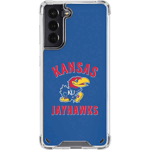 University of Kansas Jayhawks Mascot Galaxy S21 5G Clear Case