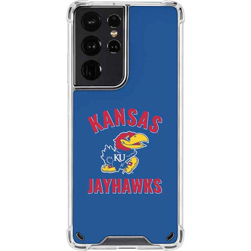 University of Kansas Jayhawks Mascot Galaxy S21 Ultra 5G Clear Case
