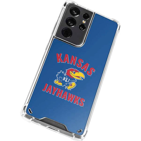 University of Kansas Jayhawks Mascot Galaxy S21 Ultra 5G Clear Case