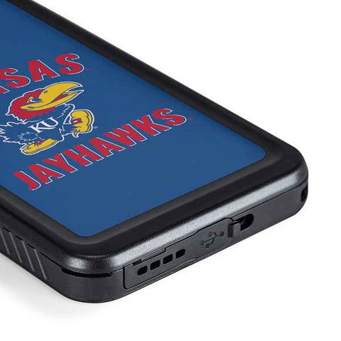 University of Kansas Jayhawks Mascot Galaxy S23 Plus Waterproof Case