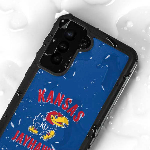 University of Kansas Jayhawks Mascot Galaxy S23 Plus Waterproof Case