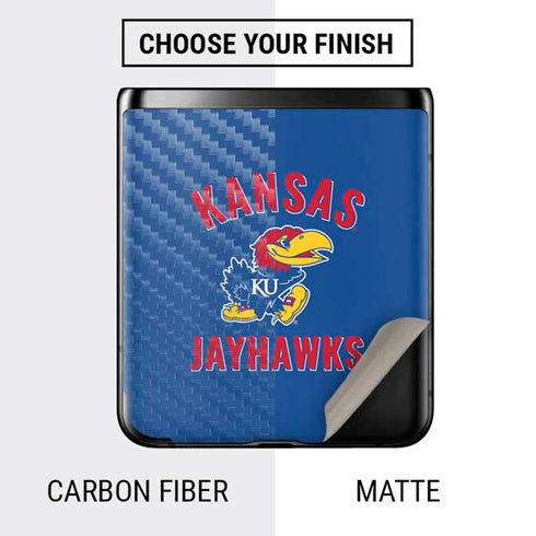 University of Kansas Jayhawks Mascot Galaxy Z Flip Skin