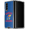 University of Kansas Jayhawks Mascot Galaxy Z Fold4 5G Clear Case