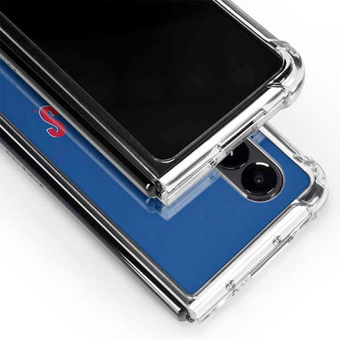 University of Kansas Jayhawks Mascot Galaxy Z Fold4 5G Clear Case