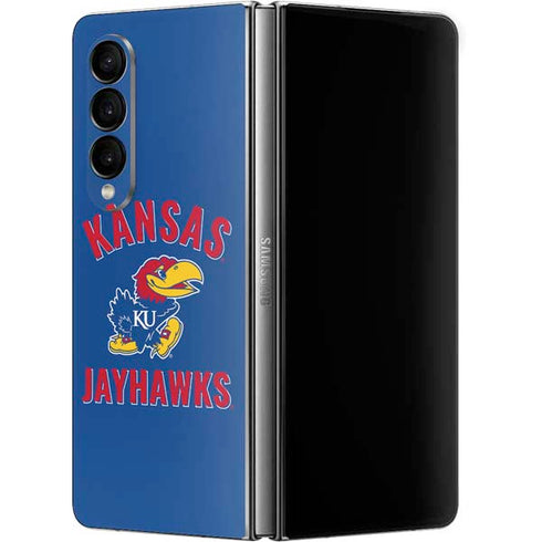 University of Kansas Jayhawks Mascot Galaxy Z Fold4 5G Skin