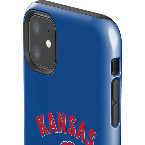 University of Kansas Jayhawks Mascot iPhone 11 Impact Case