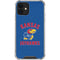 University of Kansas Jayhawks Mascot iPhone 12 Clear Case