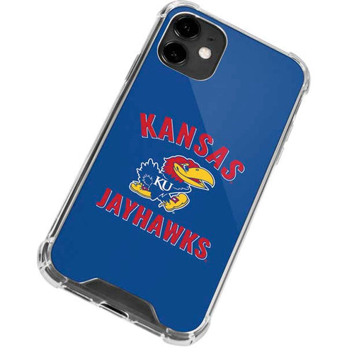 University of Kansas Jayhawks Mascot iPhone 12 Clear Case