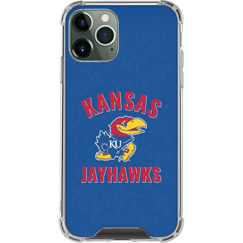 University of Kansas Jayhawks Mascot iPhone 12 Pro Clear Case