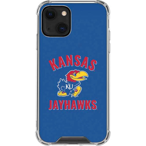University of Kansas Jayhawks Mascot iPhone 13 Mini Clear Case