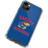 University of Kansas Jayhawks Mascot iPhone 13 Mini Clear Case