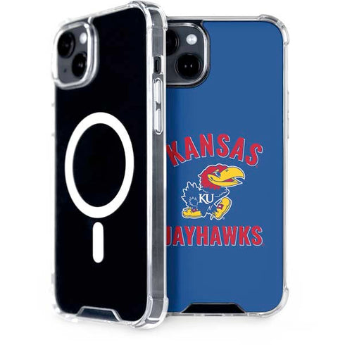 University of Kansas Jayhawks Mascot iPhone 15 Plus MagSafe Case