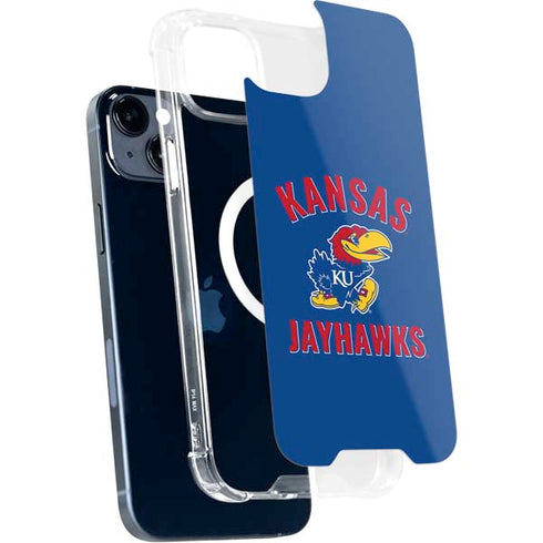 University of Kansas Jayhawks Mascot iPhone 15 Plus MagSafe Case