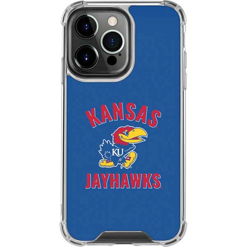 University of Kansas Jayhawks Mascot iPhone 15 Pro Clear Case