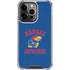 University of Kansas Jayhawks Mascot iPhone 14 Pro Clear Case