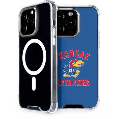 University of Kansas Jayhawks Mascot iPhone 15 Pro MagSafe Case