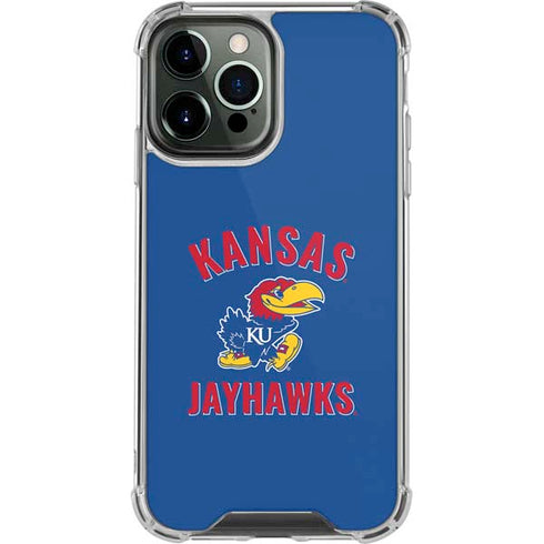 University of Kansas Jayhawks Mascot iPhone 14 Pro Max Clear Case