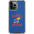 University of Kansas Jayhawks Mascot iPhone 14 Pro Max Clear Case
