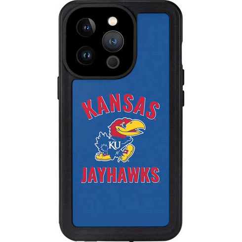 University of Kansas Jayhawks Mascot iPhone 14 Pro Waterproof Case