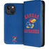 University of Kansas Jayhawks Mascot iPhone 15 Plus Folio Case