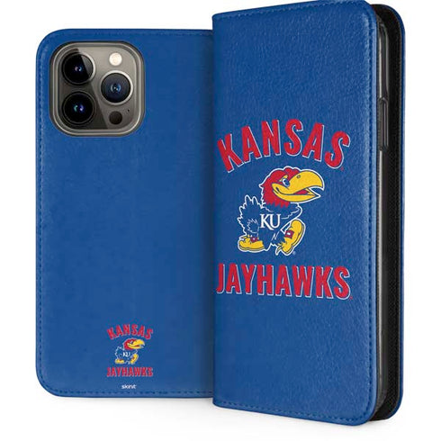 University of Kansas Jayhawks Mascot iPhone 15 Pro Max Folio Case