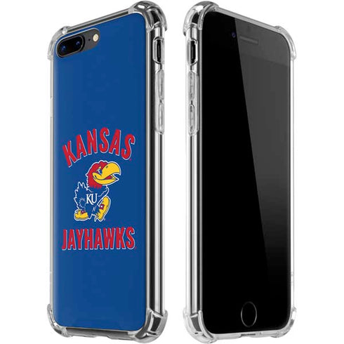 University of Kansas Jayhawks Mascot iPhone 7/8 Plus Clear Case