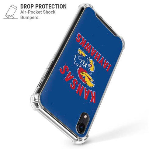 University of Kansas Jayhawks Mascot iPhone XR Clear Case