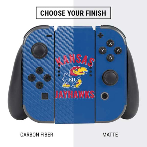 University of Kansas Jayhawks Mascot Nintendo Switch Bundle Skin