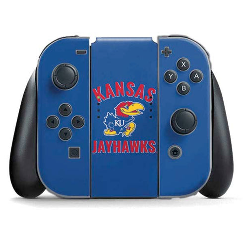 University of Kansas Jayhawks Mascot Nintendo Switch (2017-2021) Joy-Con Controller Skin