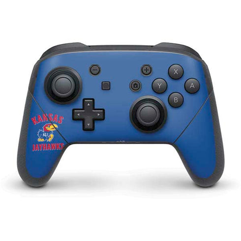 University of Kansas Jayhawks Mascot Nintendo Switch Pro Controller Skin