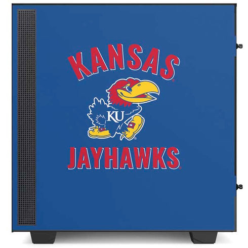 University of Kansas Jayhawks Mascot NZXT H510 Compact ATX Mid-Tower Case Skin