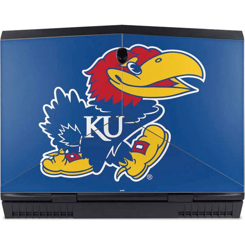 University of Kansas Jayhawks Mascot Outline Dell Alienware Skin