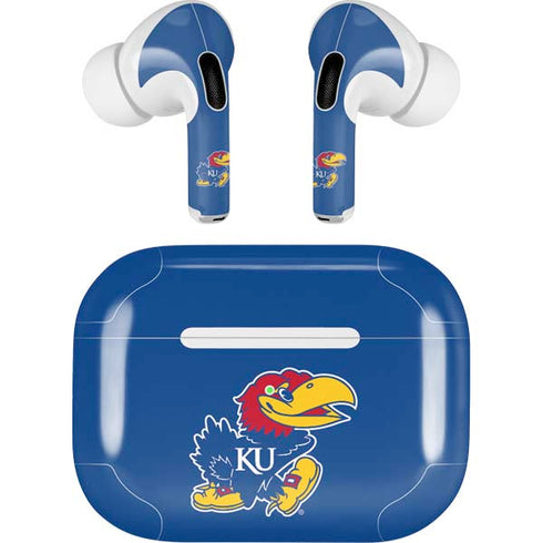 University of Kansas Jayhawks Mascot Outline Apple AirPods Pro Skin