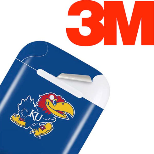 University of Kansas Jayhawks Mascot Outline Apple AirPods Skin